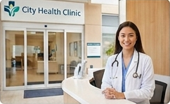 Clinic front desk